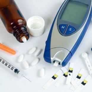 Glucometer and medication for the treatment of diabetes